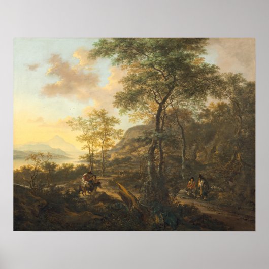 Italienische Landschaft - Jan Beides Kunstposter Poster (Vorne)