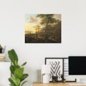 Italienische Landschaft - Jan Beides Kunstposter Poster (Heimbüro)