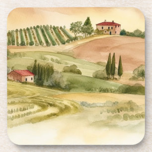 Italienische Landschaft Landschaftlich Italien Was Getränkeuntersetzer