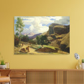 Italienische Landschaft Leinwanddruck (Insitu (Wohnzimmer))