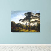 Italienische Landschaft mit Leinwand der Steinumbr (Insitu (Holzboden))