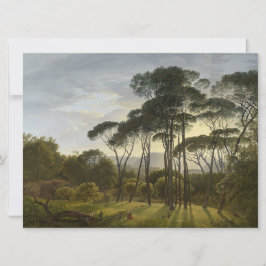 Italienische Landschaft mit Pinienbäumen (Voogd) Karte