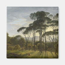 Italienische Landschaft mit Pinienbäumen (Voogd)