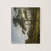 Italienische Landschaft mit Pinienbäumen (Voogd) Puzzle (Vertikal)
