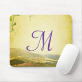 Italienische Landschaft Monogramm erste Maus Pad Mousepad (Mit Mouse)