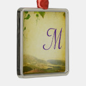 Italienische Landschaft Monogramm erste Ornament (Rechts)