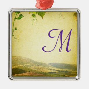 Italienische Landschaft Monogramm erste Ornament