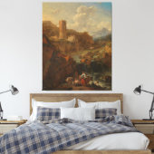 Italienische Landschaft, Nicolaes Pietersz. Berche Leinwanddruck (Insitu (Schlafzimmer))