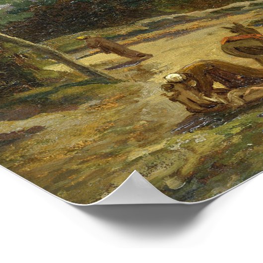 Italienische Landschaft Poster (Ecke)