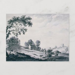 Italienische Landschaft Postkarte