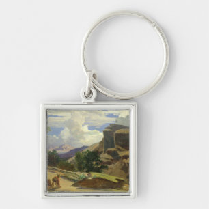 Italienische Landschaft Schlüsselanhänger