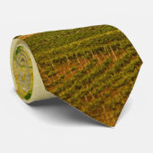 Italienische Landschaft Weinkeller Krawatte (Gerollt)