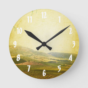 Italienische Landweinerei Wanduhr