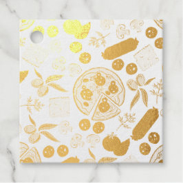 Italienische Lebensmittel und Geschirr, Risotto, P Geschenkanhänger