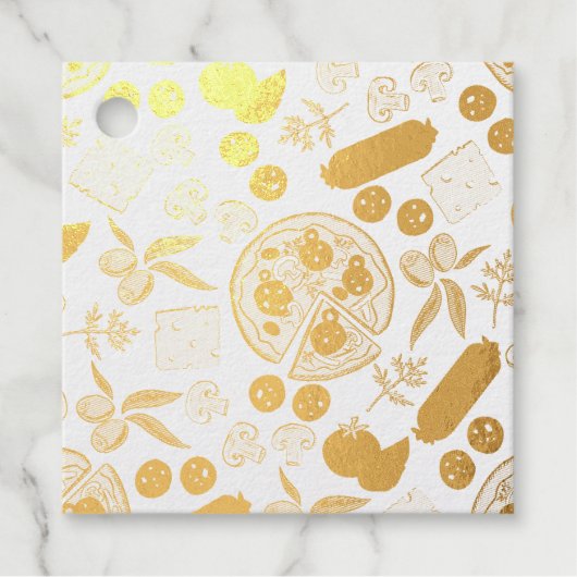 Italienische Lebensmittel und Geschirr, Risotto, P Geschenkanhänger (Vorderseite)