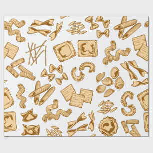 Italienische Lebensmittel und Geschirr, Risotto, P Geschenkpapier