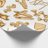 Italienische Lebensmittel und Geschirr, Risotto, P Geschenkpapier (Ecke)