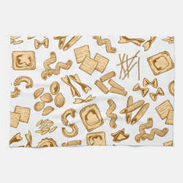 Italienische Lebensmittel und Geschirr, Risotto, P Geschirrtuch