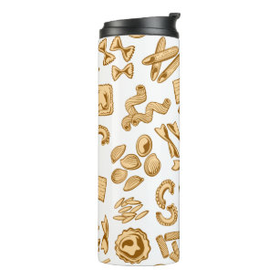 Italienische Lebensmittel und Geschirr, Risotto, P Thermosbecher