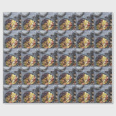 Italienische Lebensmittelauswahl Geschenkpapier (Flach)