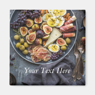 Italienische Lebensmittelauswahl Magnet