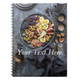 Italienische Lebensmittelauswahl Notizblock