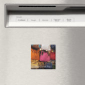 Italienische Lederpuren Magnet (In Situ (Geschirrspüler))