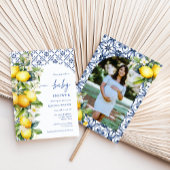 Italienische Lemon Babydusche Einladung