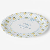Italienische Lemon Blue Bow Paper Teller (Schrägansicht)