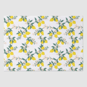 Italienische Lemon Branch Decoupage Frucht Seidenpapier