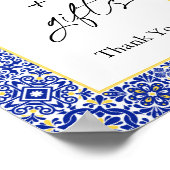 Italienische Lemon-Karten und g.A.fts Zeichen Poster (Ecke)