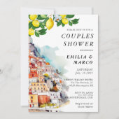 Italienische Lemon Summer Couples Dusche Einladung (Vorderseite)