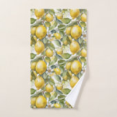 Italienische Lemons Amalfi Küste Badhandtuch Set (Handtuch)