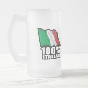 Italienische Liebe macht die Welt zum Alltag Mattglas Bierglas