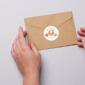 Italienische Liebe & Pizza Party Slice Brautparty Runder Aufkleber