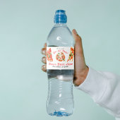 Italienische Liebe & Pizza Party Slice Brautparty Wasserflaschenetikett