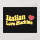 Italienische Liebe Postkarte (Vorderseite)