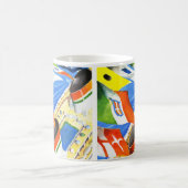 Italienische Linie ~ unter dieser Flagge Kaffeetasse (Mittel)