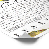 Italienische Linie ~ unter dieser Flagge Poster (Ecke)