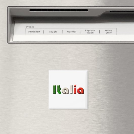 Italienische Logogeschenke für Italiener und Itali Magnet (In Situ (Geschirrspüler))