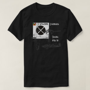 Italienische Luftwaffe Spanien ziviler Krieg Musso T-Shirt