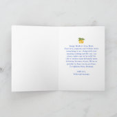 Italienische Mama ich liebe dich Mutterschaftstag- Karte (Innenseite)