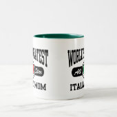 Italienische Mama Zweifarbige Tasse (Mittel)