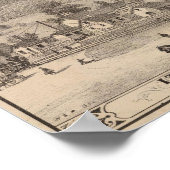 Italienische Marmorsäulen und Steinbrüche Poster (Ecke)