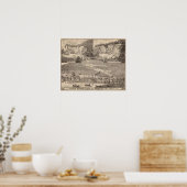 Italienische Marmorsäulen und Steinbrüche Poster (Küche)