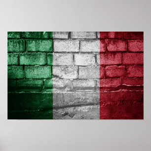 Italienische Mauer Poster