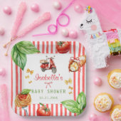 Italienische Mediterrane Babydusche Heilige Cannol Pappteller (Party)