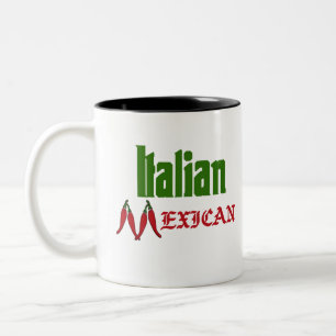 Italienische mexikanische Kaffee-Tasse Zweifarbige Tasse