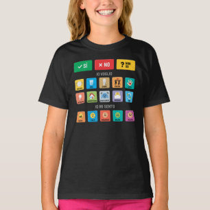 Italienische Mitteilung zur Autismus-AAC-PECS-Mitt T-Shirt