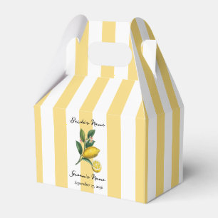 Italienische Mittelmeer-Zitrus-Limonien-Hochzeit Geschenkschachtel